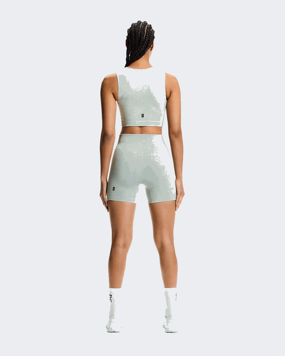 Explore On Women Studio Knit Crop - Mineral / Heather for trail, outdoor & lifestyle use | Liv Activ Singapore