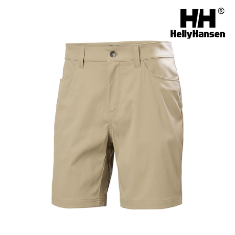 Explore Helly Hansen Men Holmen 5 Pocket Shorts - Pebble for trail, outdoor & lifestyle use | Liv Activ Singapore