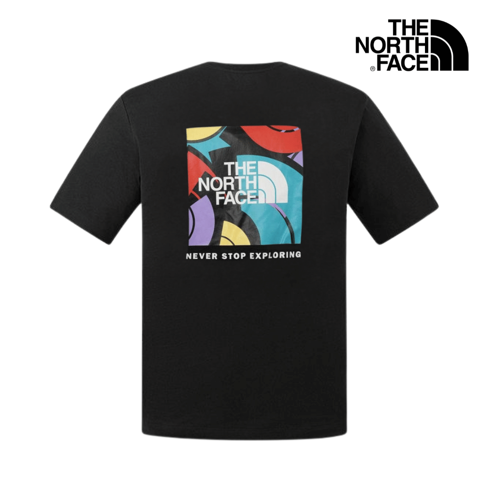 The North Face Unisex RLX Puzzle Box Logo SS Tee Graphic - AP TNF Black
