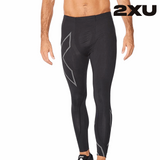 2XU Men Light Speed Compression Tights - Black / Black Reflective