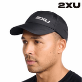 2XU Unisex Run Cap - Black / Black