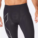 2XU Men Light Speed Compression Tights - Black / Black Reflective