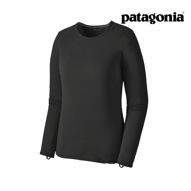 Explore Patagonia Women Capilene® Thermal Weight Crewneck - Black for trail, outdoor & lifestyle use | Liv Activ Singapore