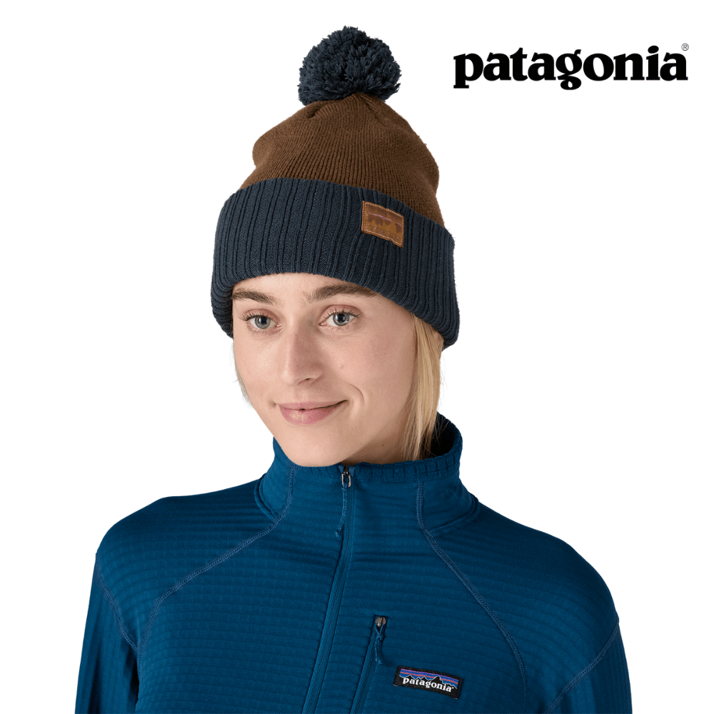 Patagonia Powder Town Beanie - '73 Skyline: Shelter Brown – Liv Activ