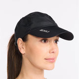 2XU Unisex Run Cap - Black / Black