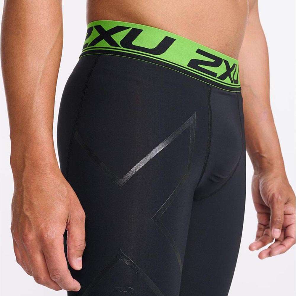 2XU Men Refresh Recovery Compression Tights - Black / Nero