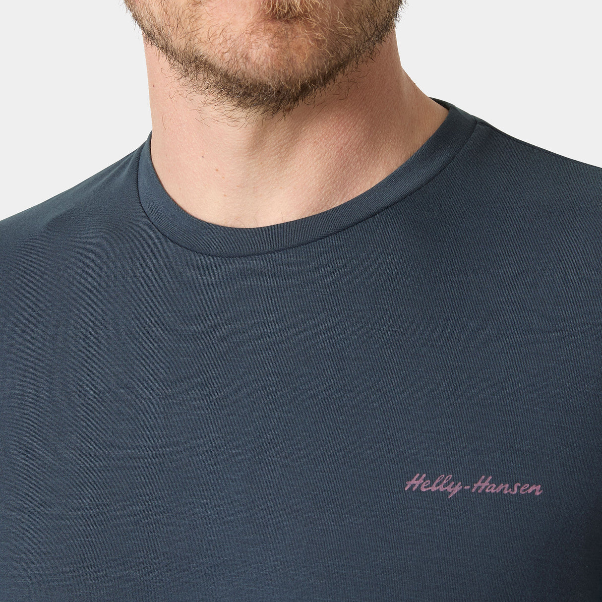 Explore Helly Hansen Men Skog Graphic T-Shirt - Alpine Frost for trail, outdoor & lifestyle use | Liv Activ Singapore