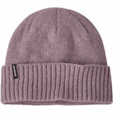 Explore Patagonia Unisex Brodeo Beanie - Stormy Mauve for trail, outdoor & lifestyle use | Liv Activ Singapore