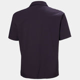 Helly Hansen Men Awe Short Sleeve Softshell Overshirt - Black Grape