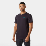 Helly Hansen Men Nord Graphic T-Shirt - Black Grape
