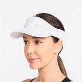 2XU Unisex Run Visor - White / White