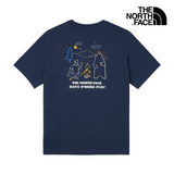 The North Face Unisex RLX Summer Camp SS Tee Graphic - AP Summit Navy