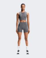 Explore On Women Studio Knit Crop - Graphite / Heather for trail, outdoor & lifestyle use | Liv Activ Singapore