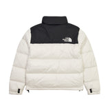The North Face Women 1996 Retro Nuptse Jacket - White Dune / TNF Black