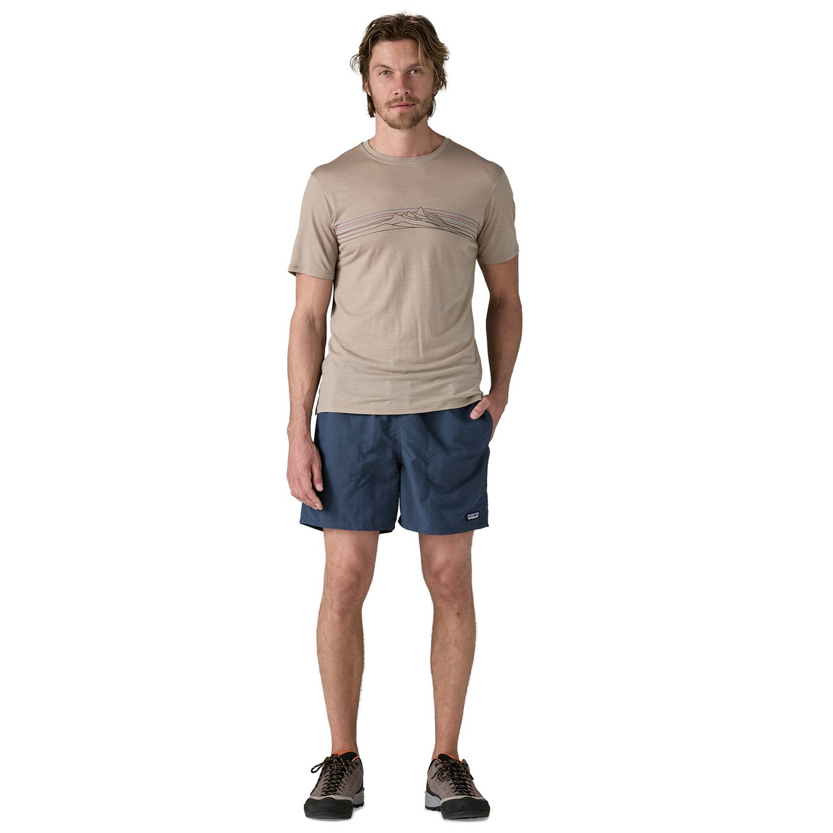 Patagonia Men Baggies 5" Shorts - Tidepool Blue w/ Tidepool Blue
