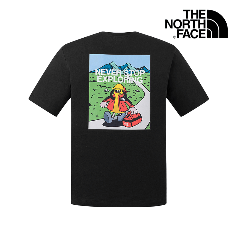 The North Face Unisex TDC Camp Duffel II SS Tee Graphic - AP TNF Black