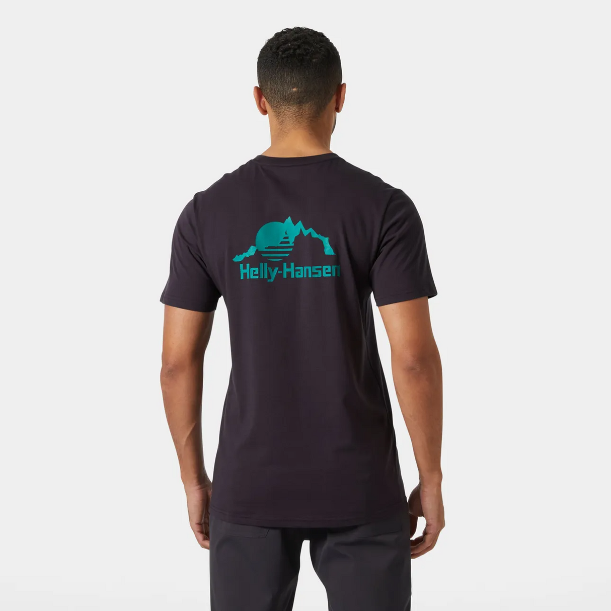 Helly Hansen Men Nord Graphic T-Shirt - Black Grape