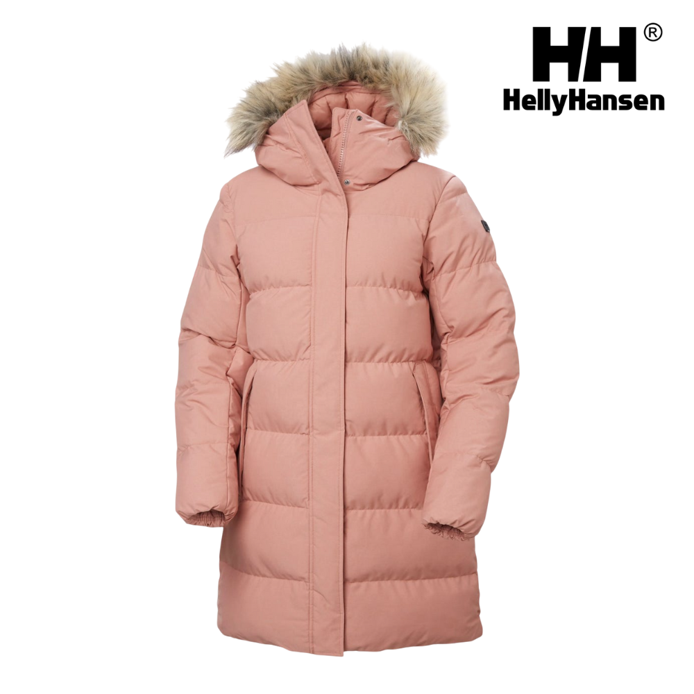 新品　BRIEFING WOMEN’S WARM LOGO LINE PARKA Helly Hansen Women Blossom Puffy Winter Parka - Ash Rose – Liv Activ
