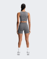 Explore On Women Studio Knit Crop - Graphite / Heather for trail, outdoor & lifestyle use | Liv Activ Singapore