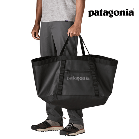 Explore Patagonia Black Hole® Gear Tote 61L - Black W/Black for trail, outdoor & lifestyle use | Liv Activ Singapore