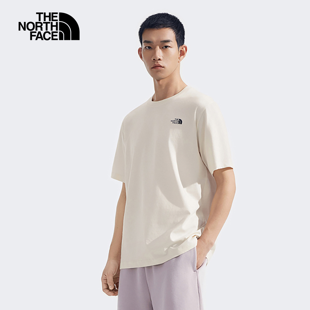 The North Face Unisex TDC Mountain II SS Tee Graphic - AP White Dune