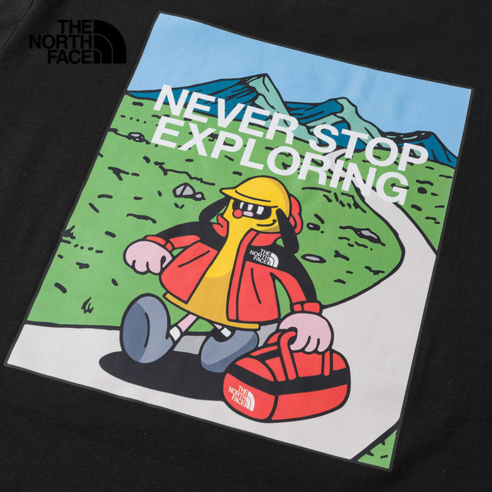 The North Face Unisex TDC Camp Duffel II SS Tee Graphic - AP TNF Black