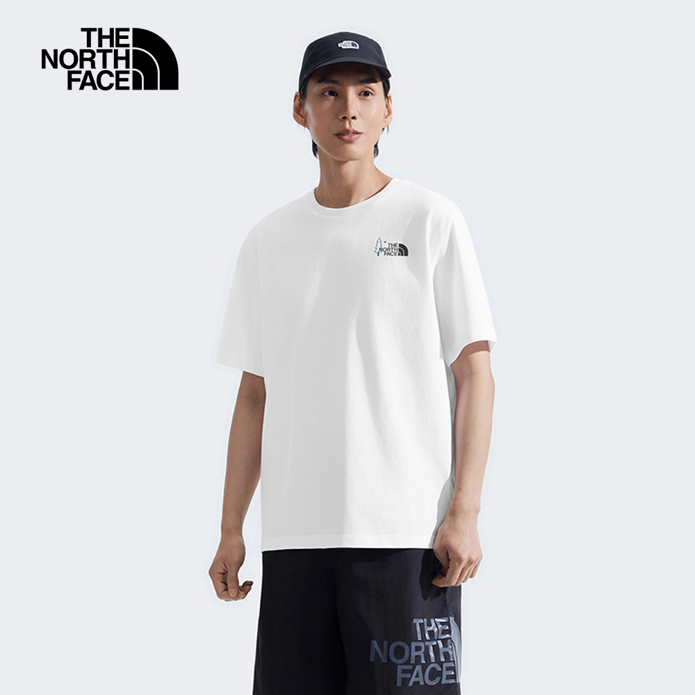 The North Face Unisex RLX Summer Camp SS Tee Graphic - AP TNF White