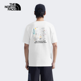 The North Face Unisex RLX Summer Camp SS Tee Graphic - AP TNF White