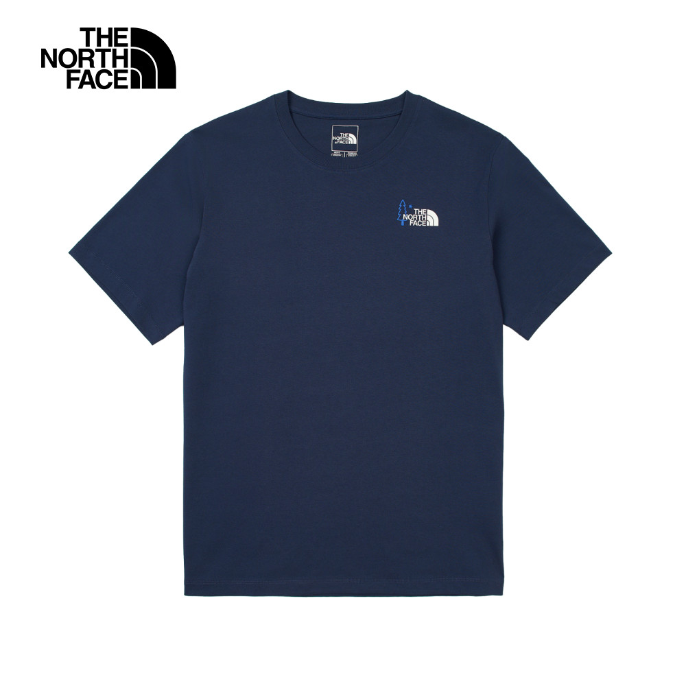 The North Face Unisex RLX Summer Camp SS Tee Graphic - AP Summit Navy