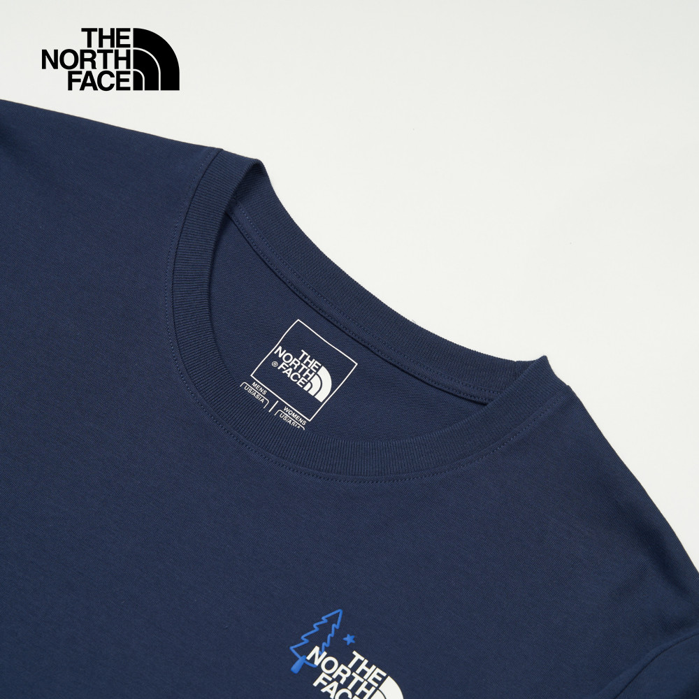 The North Face Unisex RLX Summer Camp SS Tee Graphic - AP Summit Navy