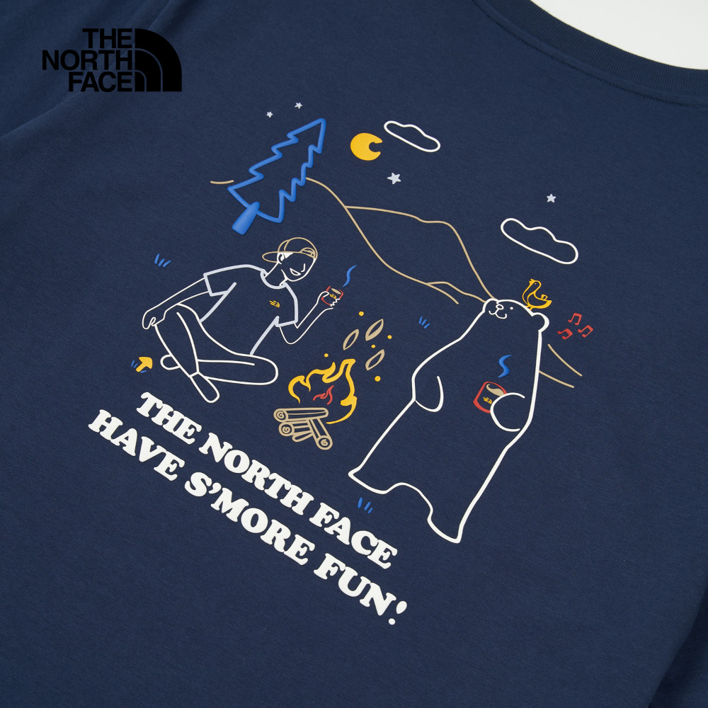 The North Face Unisex RLX Summer Camp SS Tee Graphic - AP Summit Navy