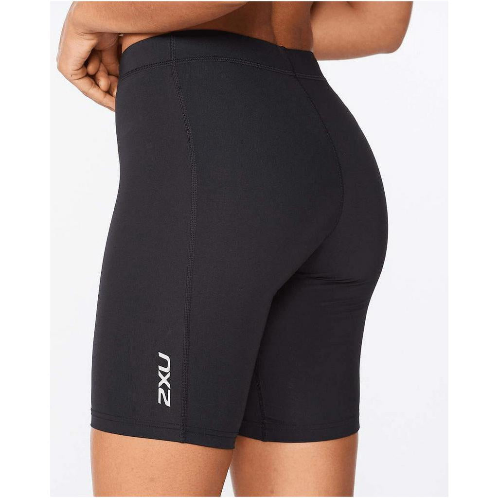 2XU Women Core Compression Shorts - Black / Silver – Liv Activ