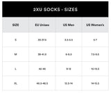 2XU Unisex Vectr Light Cushion No Show Socks - White / Grey