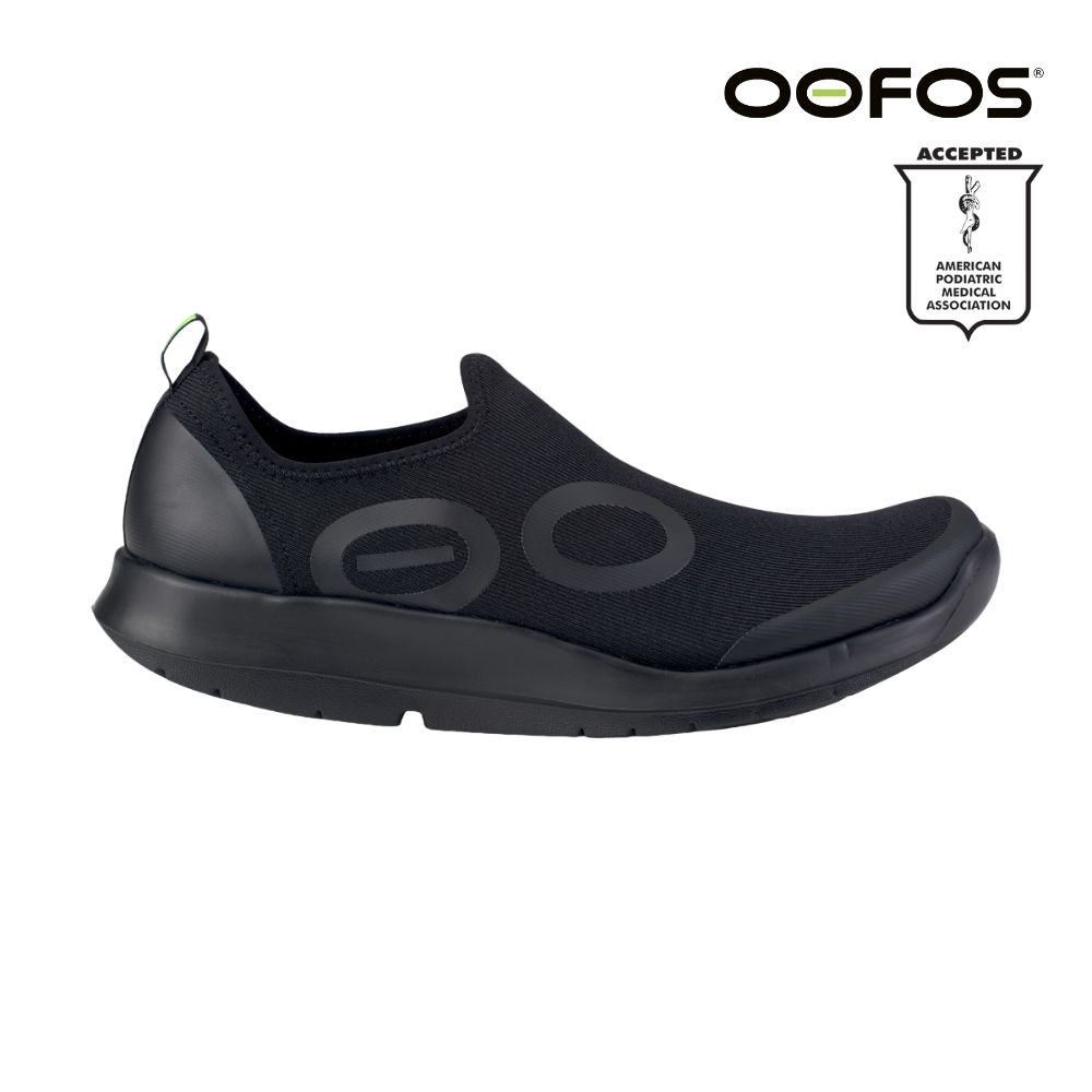 OOFOS Men OOmg Sport - Black / Black