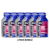 (6 Packs) GU Roctane Gel Blueberry Pomegranate