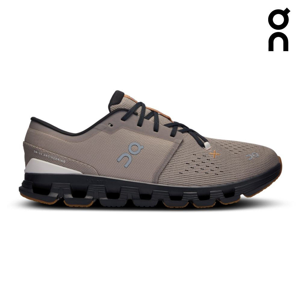 On Running Men Cloud X 4 - Fog / Black