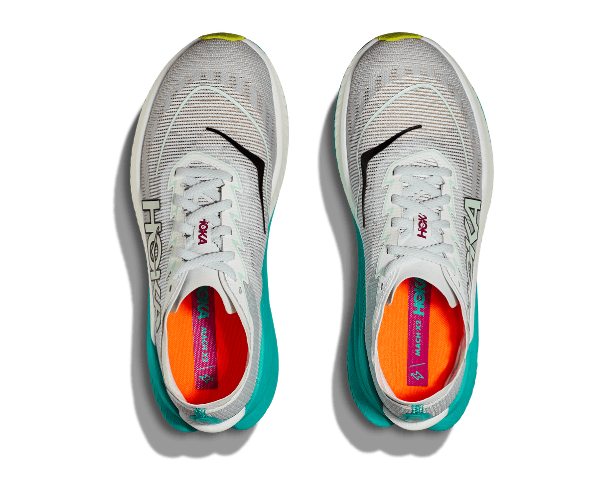 HOKA Women Mach X 2 - Frost / Electric Aqua