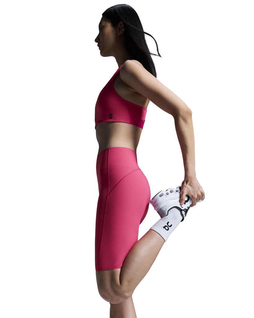 On Running Women Movement Tights Shorts - Pink