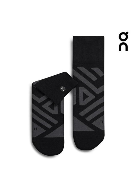 On Running Women Performance Mid Sock - Black / Shadow