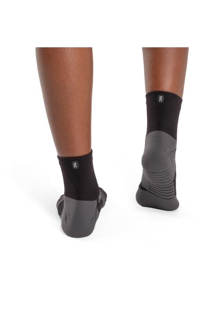 On Running Women Performance Mid Sock - Black / Shadow