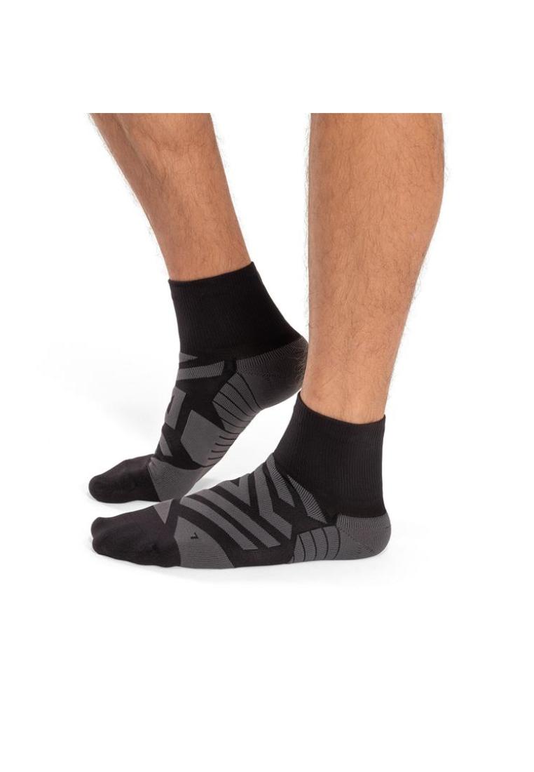 On Running Men Performance Mid Sock - Black / Shadow