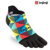 Injinji Spectrum Run Lightweight No-Show Coolmax - Edge