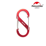 Naturehike S-Type Aluminium Alloy Hook Red Medium - 2 pieces