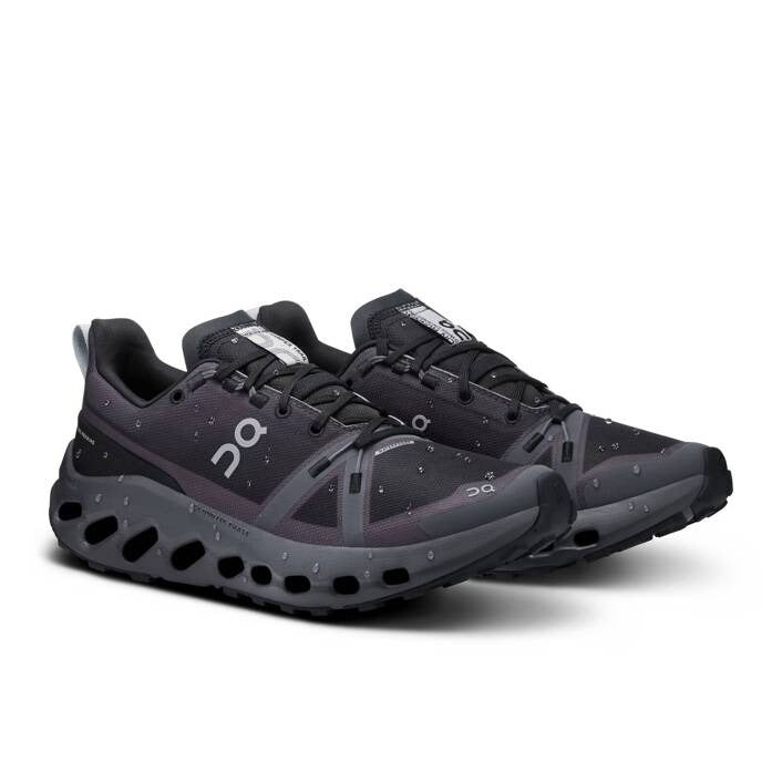 On Running Women Cloudsurfer Trail Waterproof - Black / Eclipse