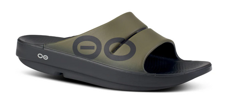 Explore OOFOS Unisex Ooahh - Tactical Green for trail, outdoor & lifestyle use | Liv Activ Singapore