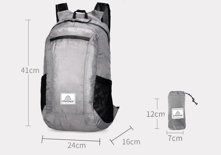 Lifegear Foldable Carry Bag - Grey