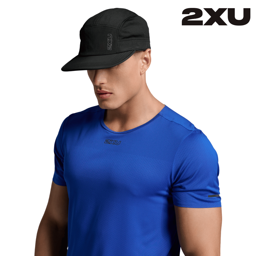 2XU Unisex Light Speed Small Cap - Black / Silver Reflective