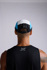 2XU Unisex Light Speed Small Cap - Midnight / Azure Blue