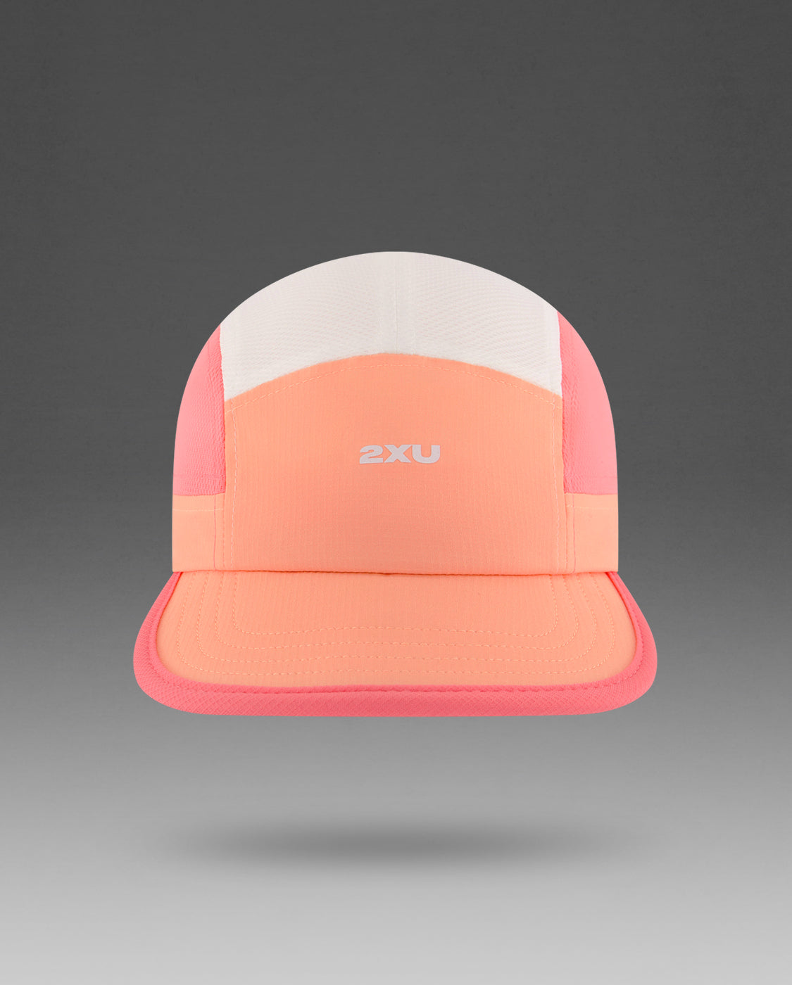 2XU Unisex Light Speed Small Cap - Digital Peach / Pink Glow