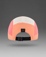 2XU Unisex Light Speed Small Cap - Digital Peach / Pink Glow